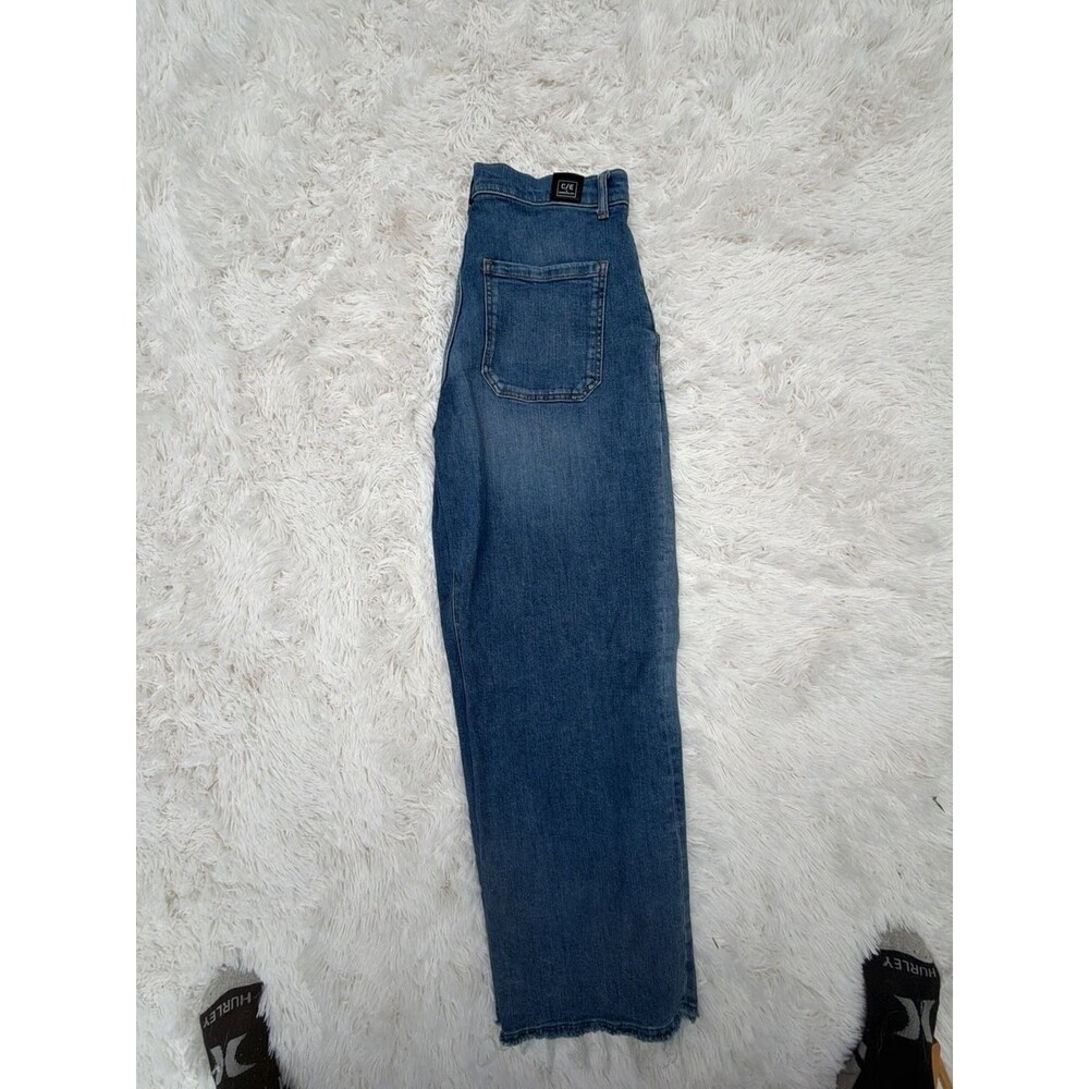 Current/Elliott C/E High-Rise Barrel Utility Jeans Size 28